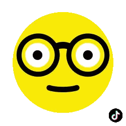 Yellow Smiley With Glasses and Smirk