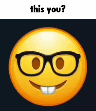 Yellow Smiley With Glasses This You? GIF