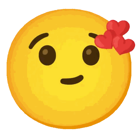 Yellow Smiley With Heart Eyes