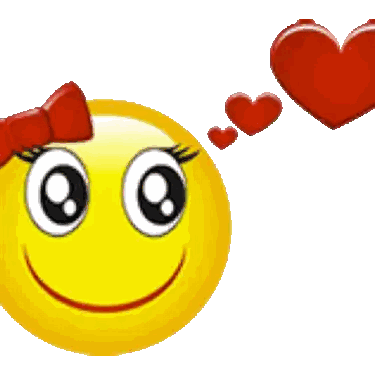 Yellow Smiley With Red Bow