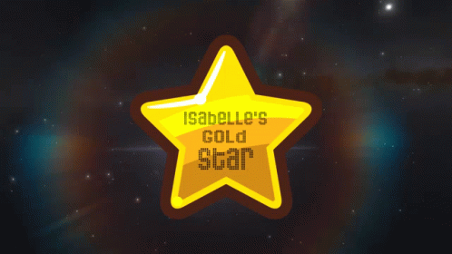 Yellow Star Isabelle's Gold Star GIF