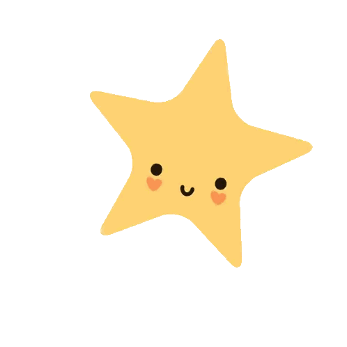 Yellow Star With Smile