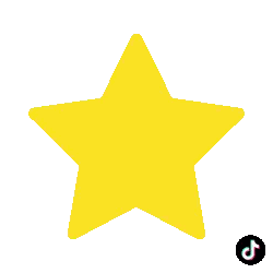 Yellow Star with TikTok Icon