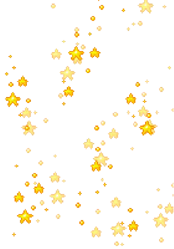 Yellow Stars and Circles Pattern