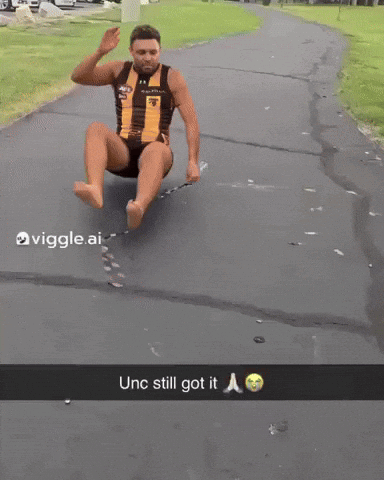Yellow Striped Man Sliding Unc Still Got It GIF
