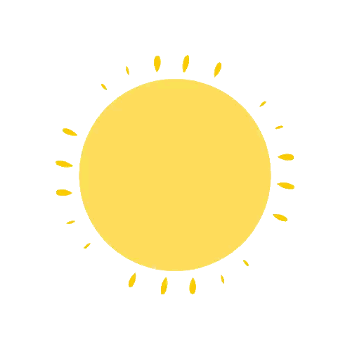 Yellow Sun Circle