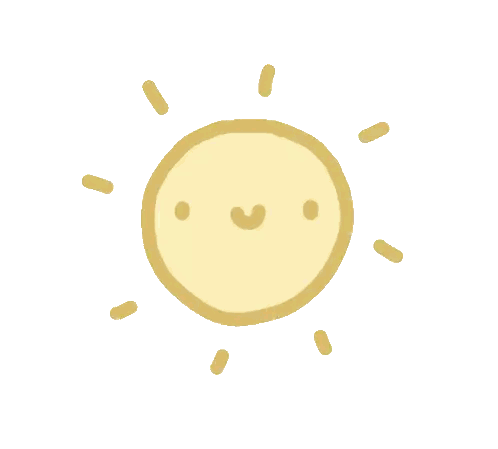 Yellow Sun With Face