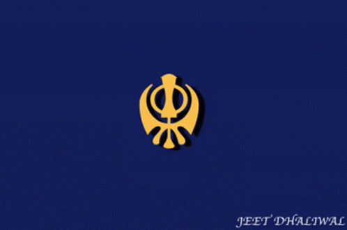 Yellow Text 96 on Blue Background