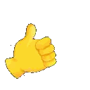 Yellow Thumbs Up Emoji