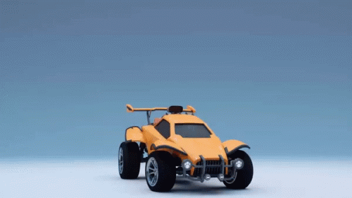 Yellow Toy Car With Black Wheels
