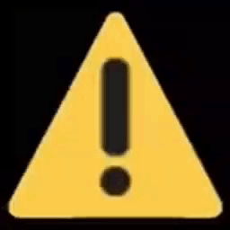 Yellow Triangle With Exclamation Point GIF