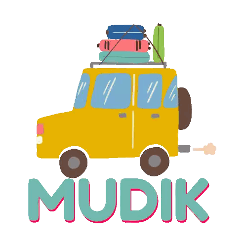 Yellow Van with Luggage and Mudik