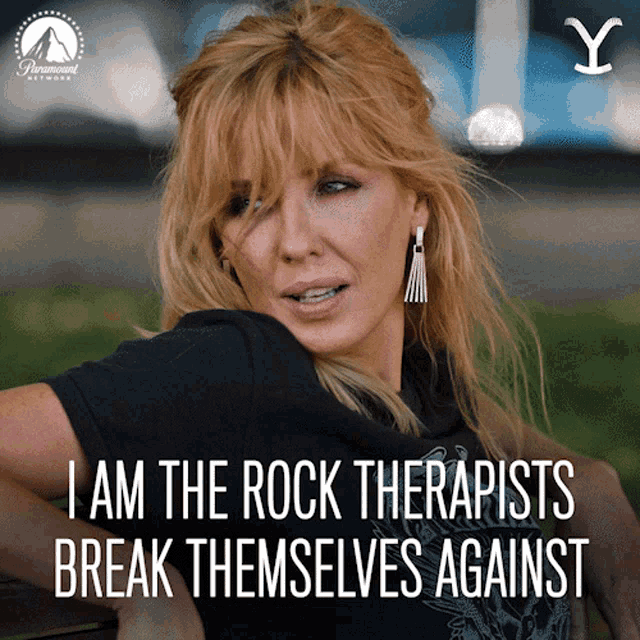 Yellowstone Beth Dutton I Am The Rock GIF
