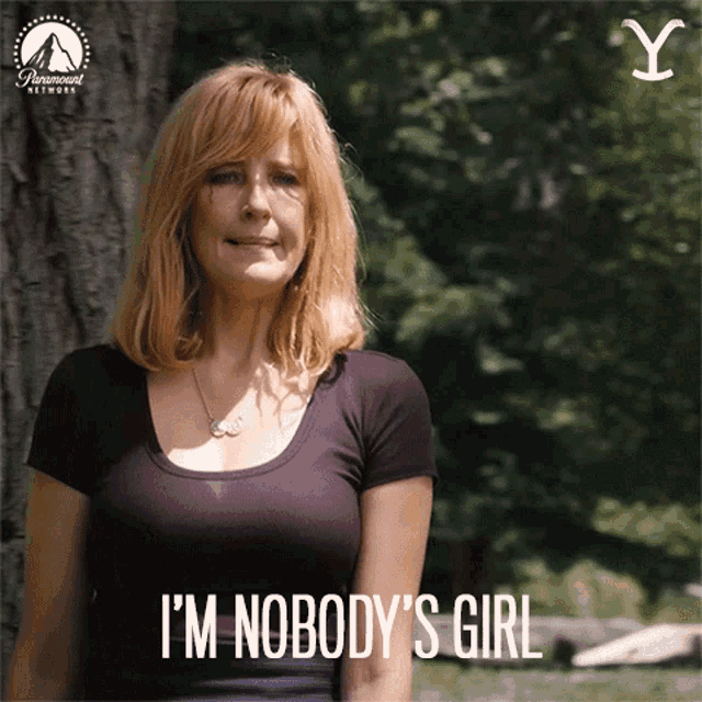 Yellowstone Beth Dutton I'm Nobody's Girl GIF