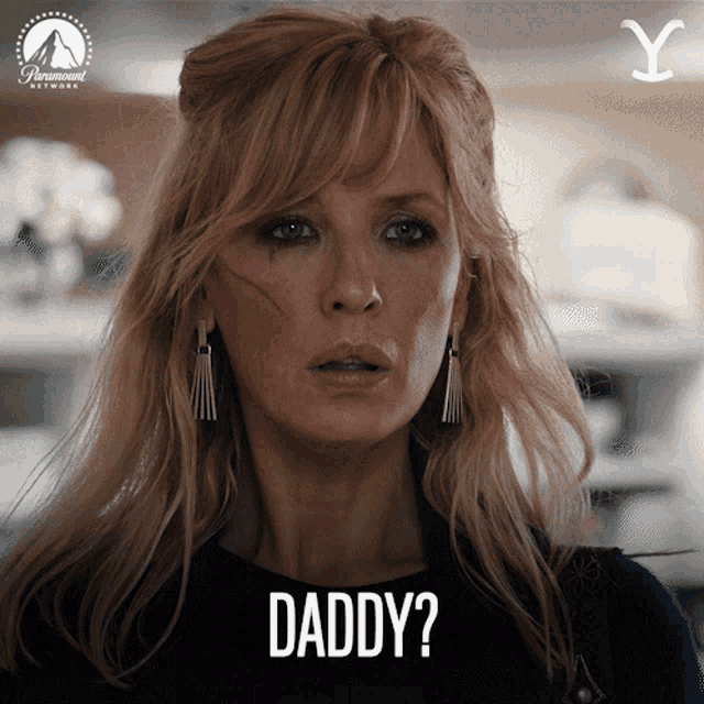 Yellowstone Beth Dutton Sad Shocked Daddy GIF