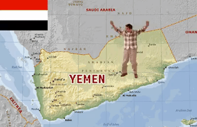 Yemen Map Dancing GIF