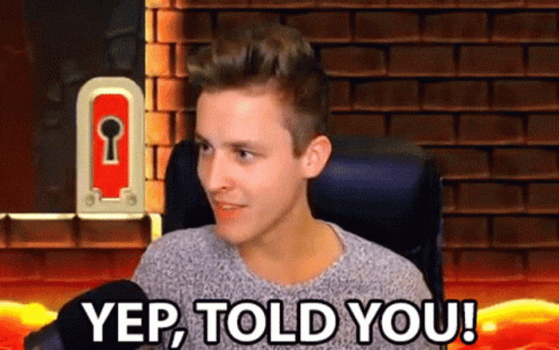 Yep Told You So Redfalcon GIF
