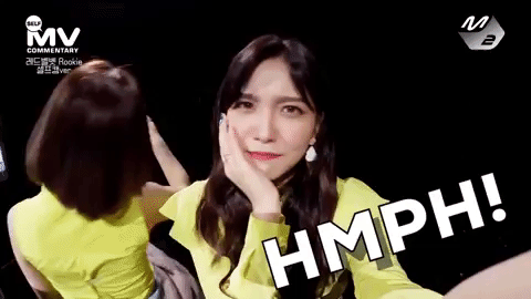 Yeri Says Hmph In The Cam GIF