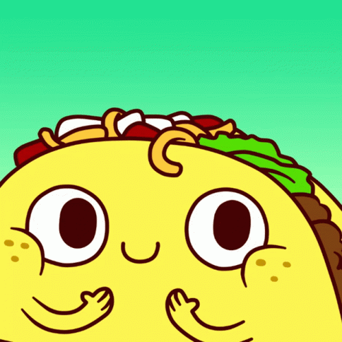 Yes Cute Cartoon Taco GIF