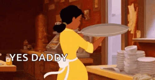 Yes Daddy Tiana On The Kitchen GIF