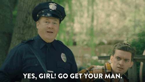 Yes Girl Go Get Your Man Policeman GIF