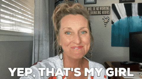 Yes Girl Tracey Bellion GIF