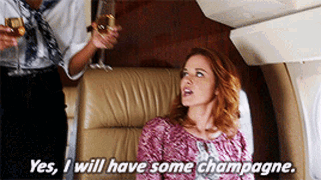 Yes I Will Have Some Champagne GIF