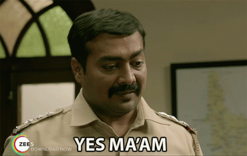 Yes Maam Anurag Kashyap GIF