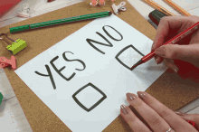 Yes No Choice Paper GIF