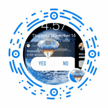 Yes No Diamond Facebook GIF
