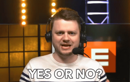 Yes No Question By A Host GIF
