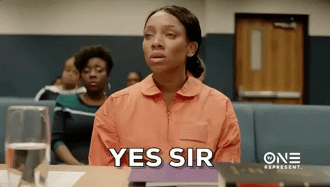 Yes Sir Black Lady On Court GIF