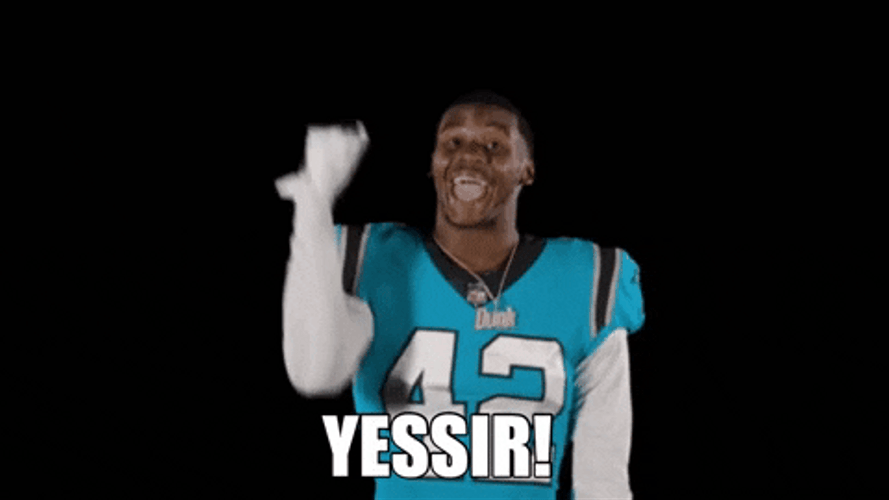 Yes Sir Sam Franklin Panthers GIF