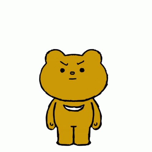 Yes Sir Soldier Salute Cartoon Bear GIF