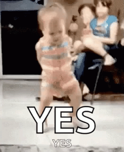 Yes Yes Dancing Baby GIF