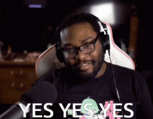 Yes Yes Yes Streamer GIF