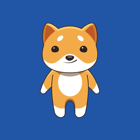Yesss Babydoge Shiba Inu Cartoon Dog GIF