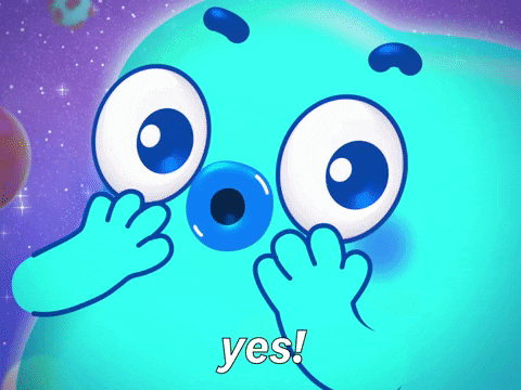 Yesss Blobs In Space Pleased GIF