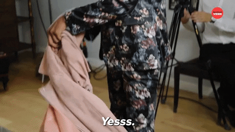 Yesss Saucy Queer Model Pose GIF