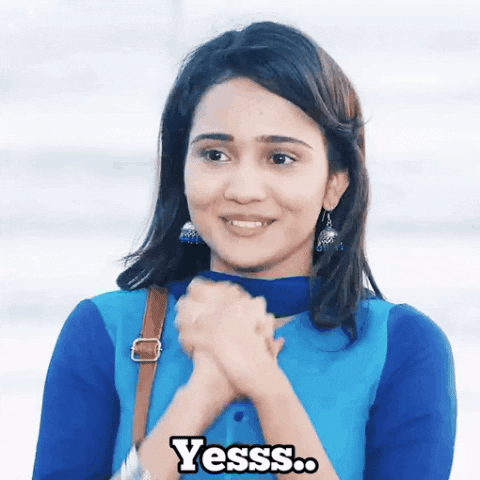 Yesss Thankful Ashi Singh GIF
