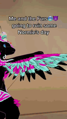 Yiff Glow In Dark Furry Dancing GIF