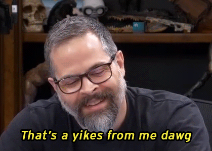 Yikes From Me Dawg GIF