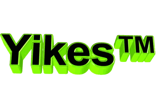 Yikes TM Text in Green