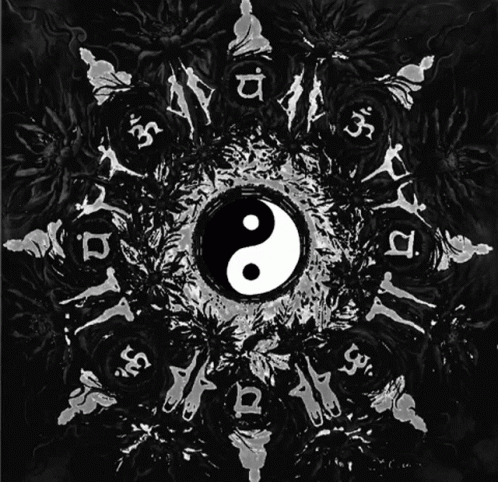 Yin Yang Cool Background GIF
