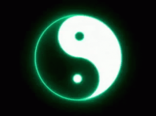 Yin Yang Green Color GIF