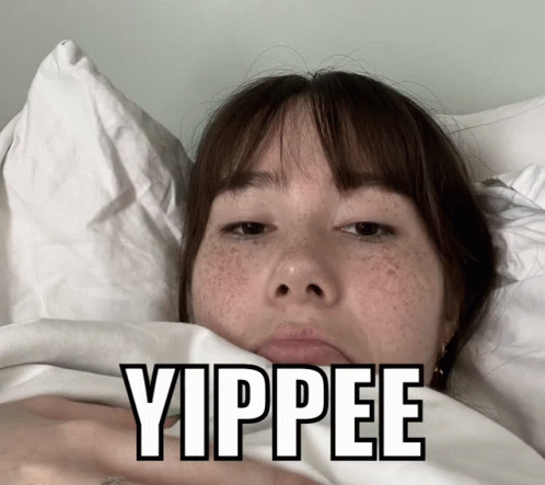 Yippee Girl Smile GIF