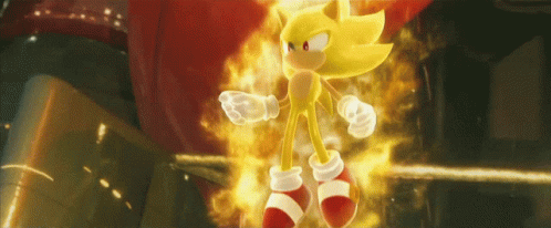 Super Sonic Massive Lightning Explosion GIF