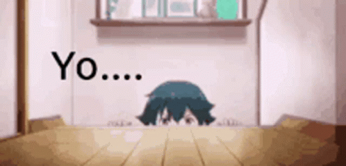 Yo Matsutaka Nanako Hiding At The Table GIF