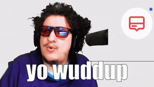 Stressed Man Yo Wuddup GIF