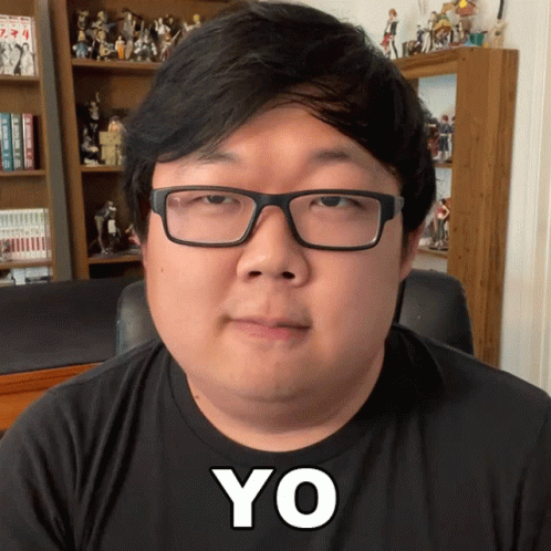 Nerdy Man Saying Yo GIF